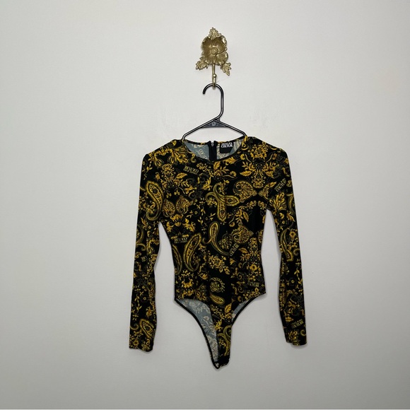 Versace Jeans Couture Long Sleeve Bodysuit 4 - Picture 1 of 8